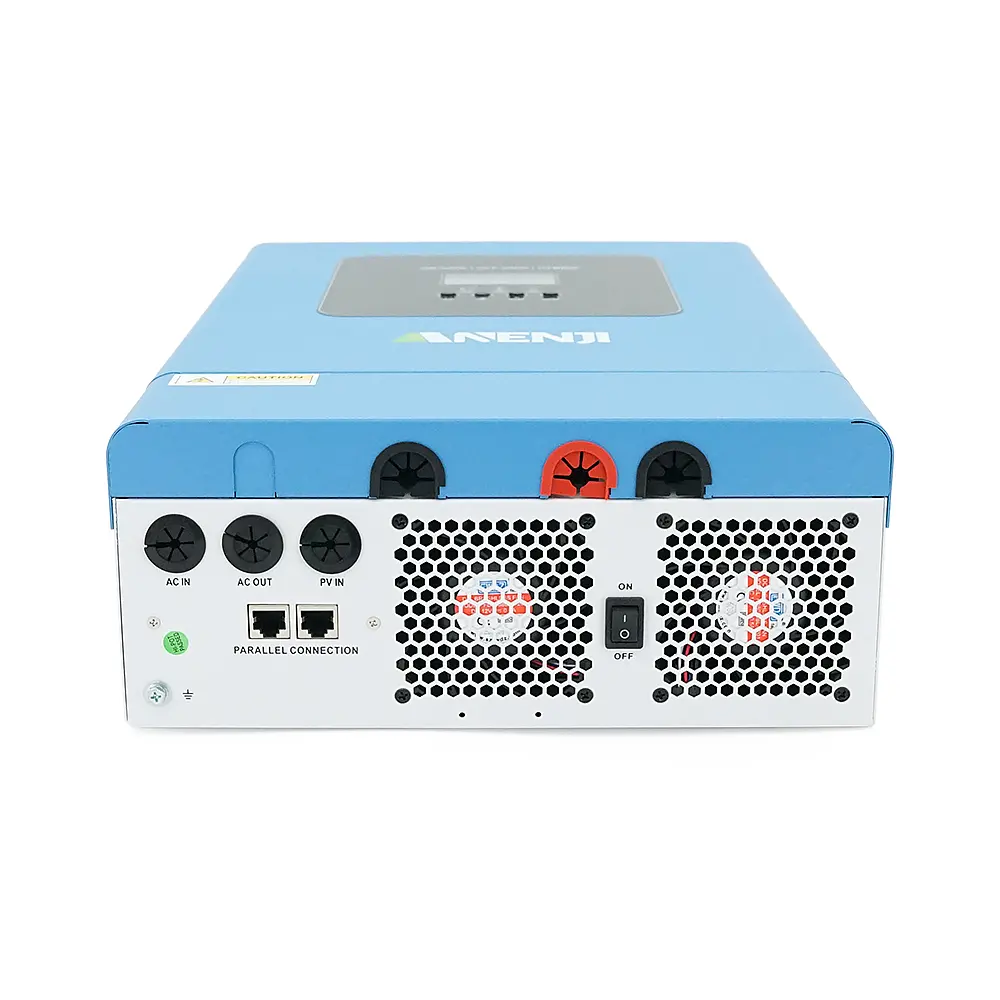 Гібридний інвертор ANENJI ANJ-6200W-48PL-WIFI, 6200W, 48V, charge 80A(max), 170-280V, МРРТ60-500VDC, RS485. RS232, WiFi, 450x300x130mm, 12 kg, Q1 - фото 3