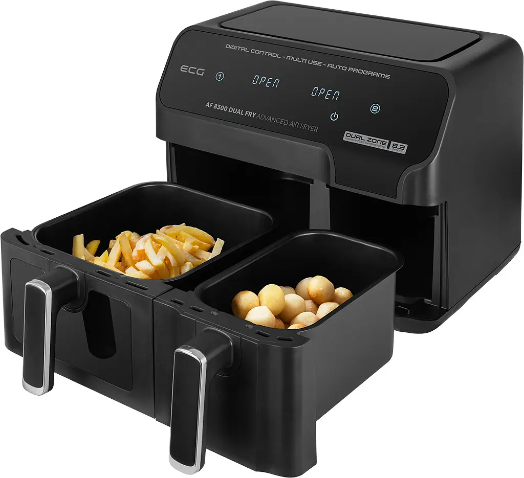 Мультипіч-аерофритюрниця ECG AF 8300 Dual Fry - фото 4