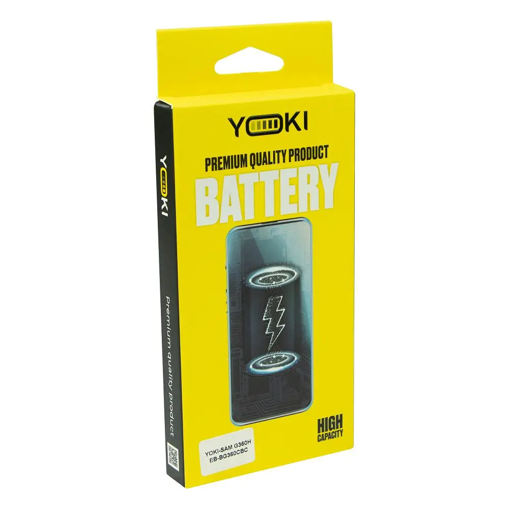 Акумулятор високої ємкості Premium якість Yoki EB-BG360CBC для Samsung G360H Galaxy Core Prime - фото 2