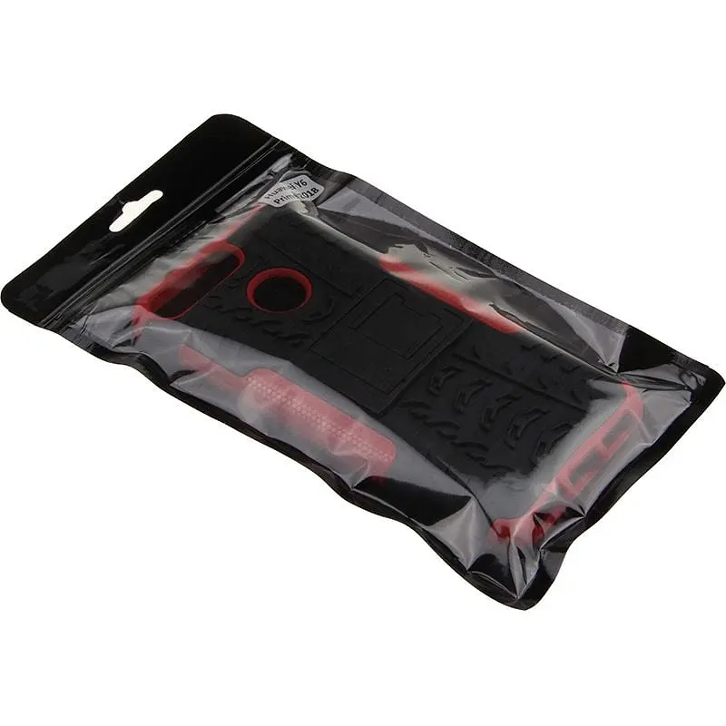 Чехол-накладка Toto Dazzle Kickstand 2 in 1 Case HuAwei Y6 2018 Red - фото 2