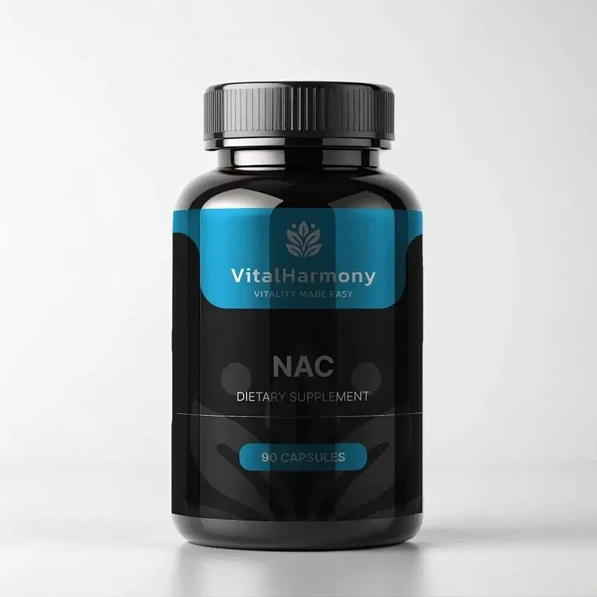 N-ацетил-L-цистеїн VitalHarmony NAC, 90 капсул