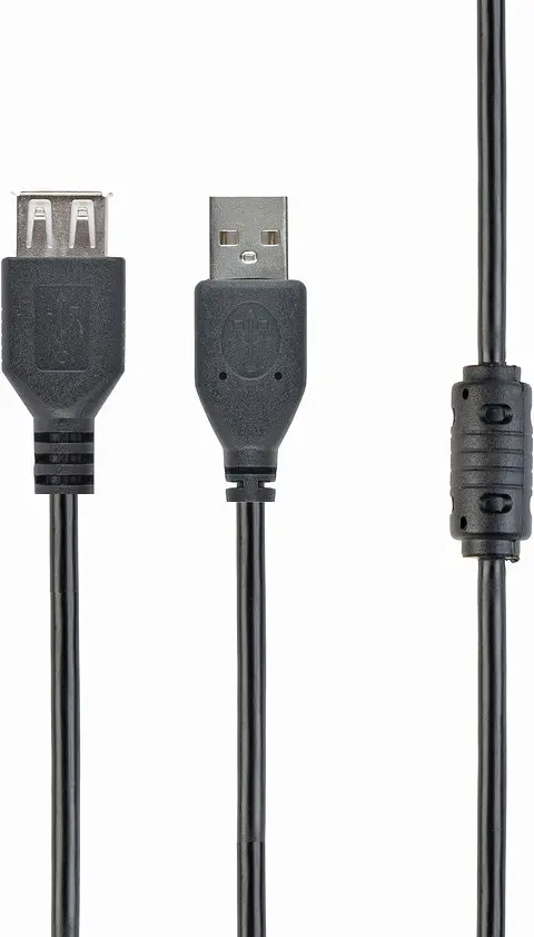 Кабель-подовжувач Cablexpert USB 2.0 AM/AF 3м ferrit (CCF-USB2-AMAF-10) - фото 2