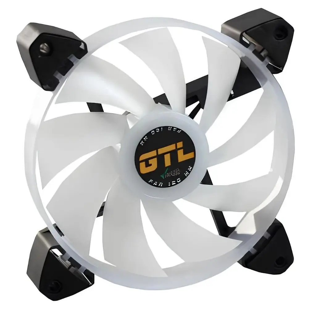 Вентилятор GTL 120 мм Multicolor B3, White/Black (GTL-120LMCB3P ARGB) - фото 2