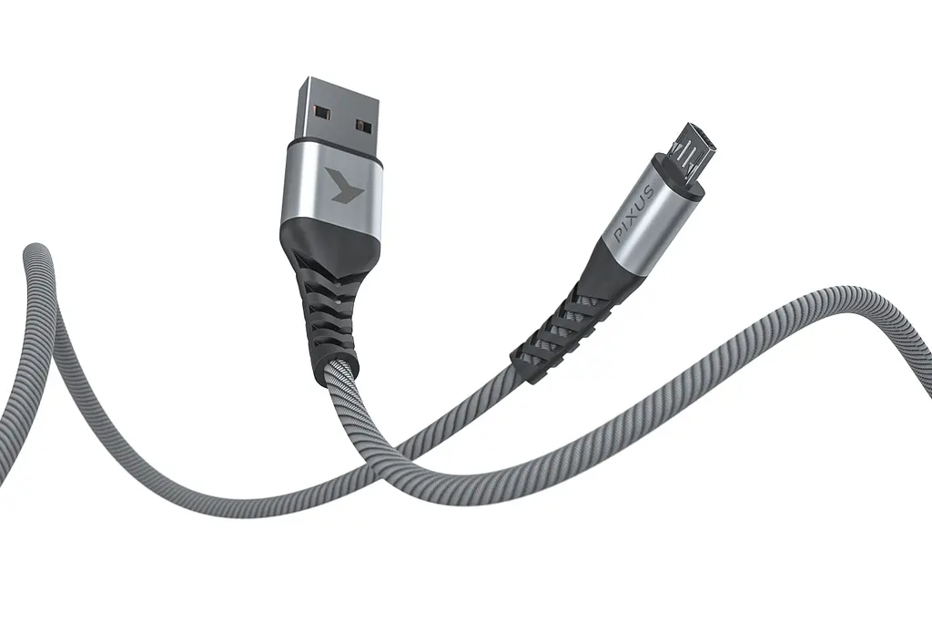 Pixus Flex Micro USB кабель Gray - фото 2