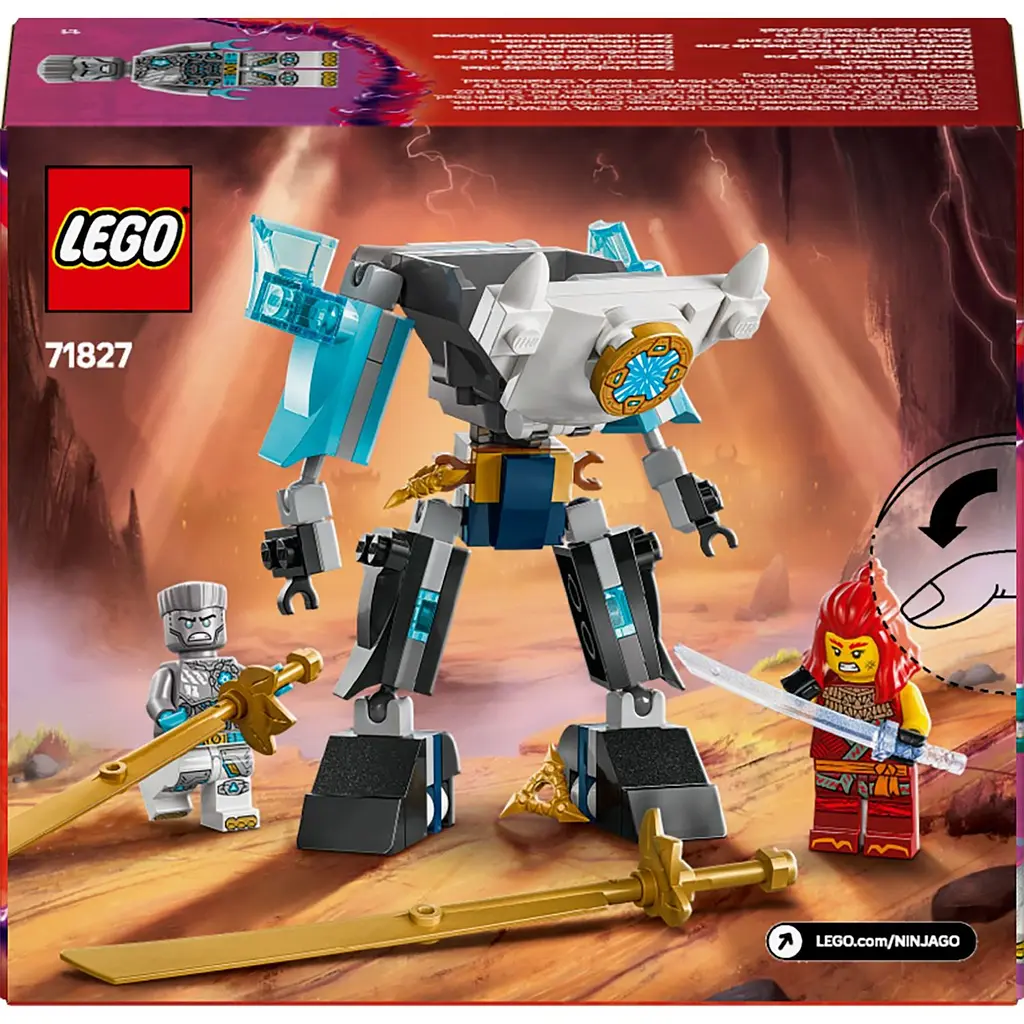 Конструктор LEGO Ninjago Бойовий костюм-робот Зейна 92 деталі (71827) - фото 2