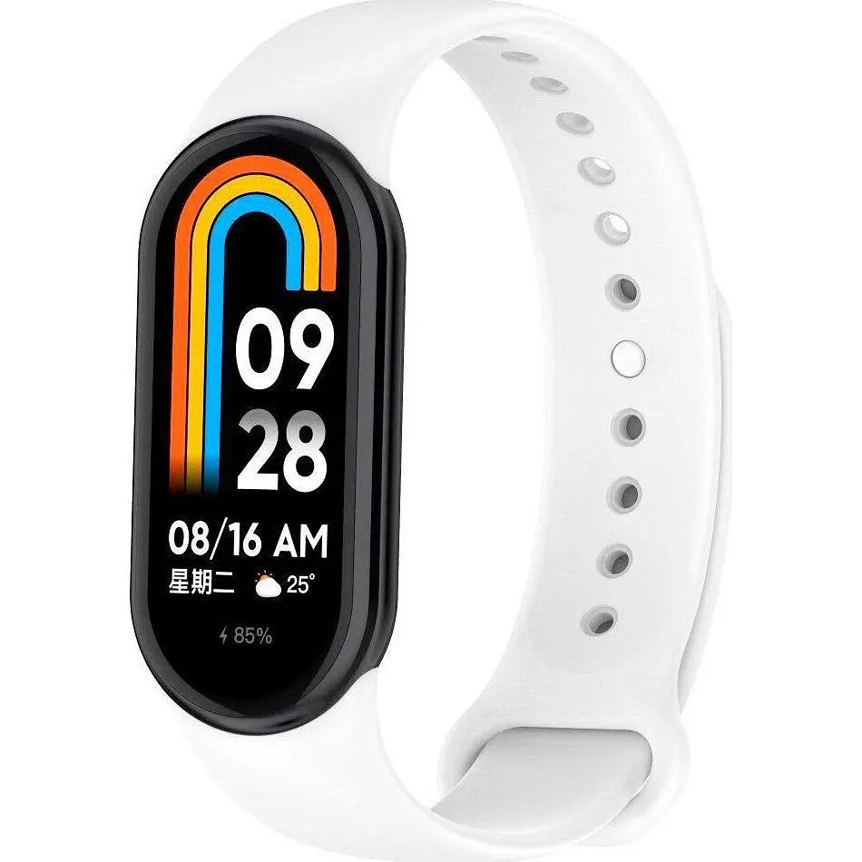 Ремінець для фітнес-браслету Xiaomi Mi Band 8 Soft Touch White [84632] - фото 4