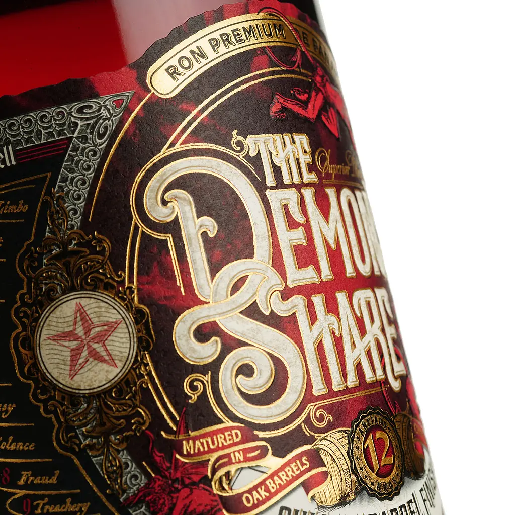 Ром The Demon's Share Chianti 12 Years Old 41% 0.7 л у тубусі - фото 6