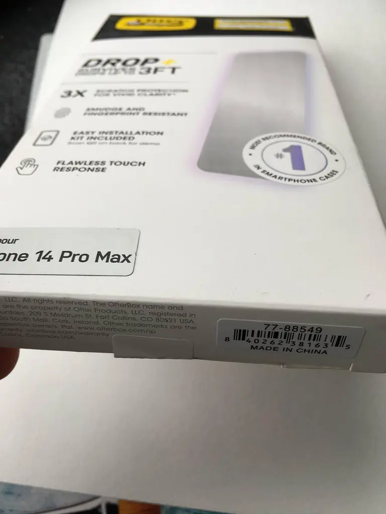 Захисне скло протиударне OtterBox Alpha Glass 77-88549 3X для iPhone 14 Pro Max (6.7") - фото 2