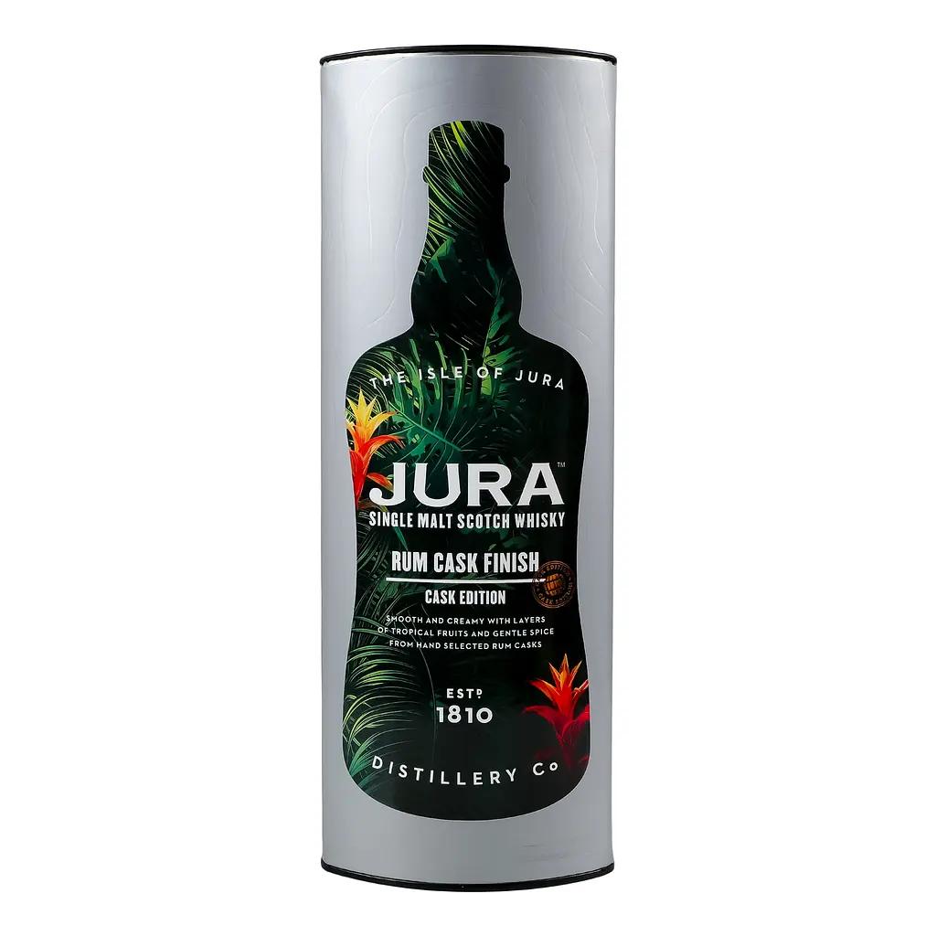 Виски Jura Rum Cask Single Malt Scotch Whisky в подарочной упаковке 40% 0.7 л - фото 4