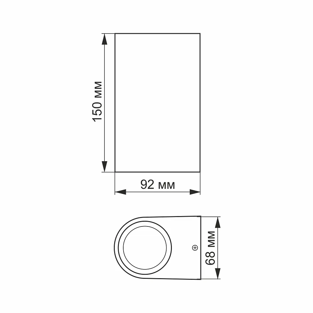 Світильник архітектурний Videx LED AR032 IP54 6W 2700K (VL-AR032-062B) - фото 3