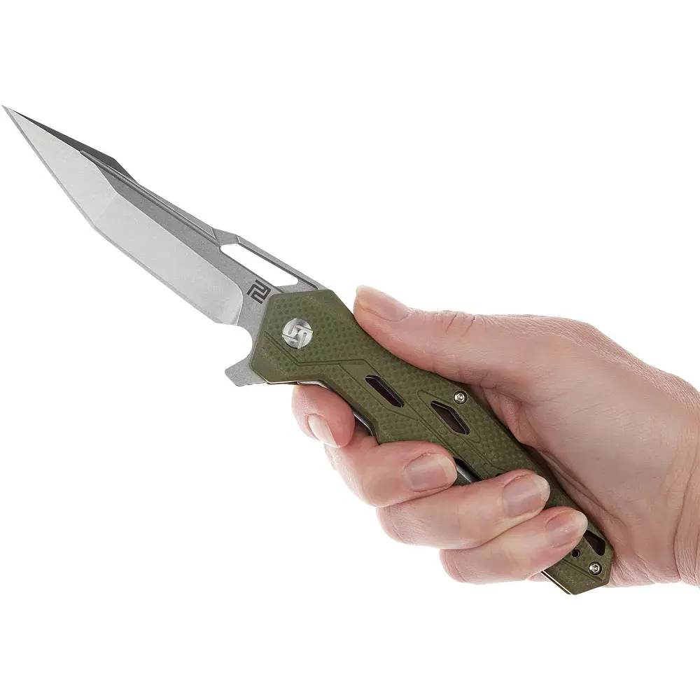 Ніж Artisan Bombardier G-10 Green - фото 5