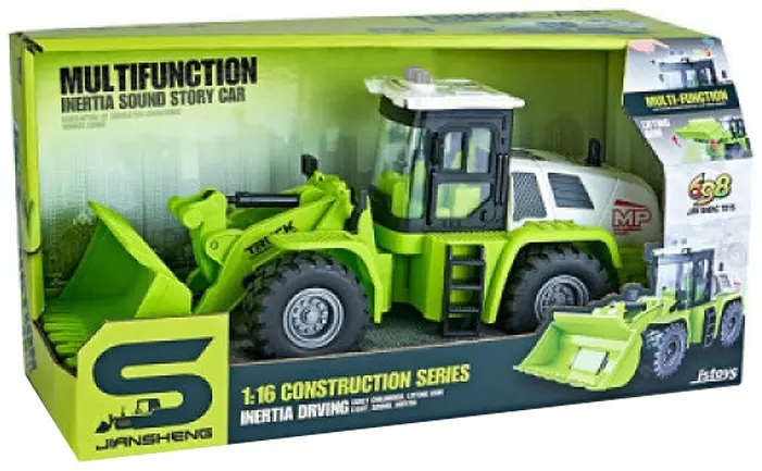 Іграшка CARS S Бульдозер зелений (CJ-4210858) (7259665) - фото 2