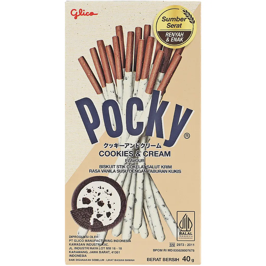 Палички Pocky Cookies & Cream шоколадні 40 г (12816) - фото 2