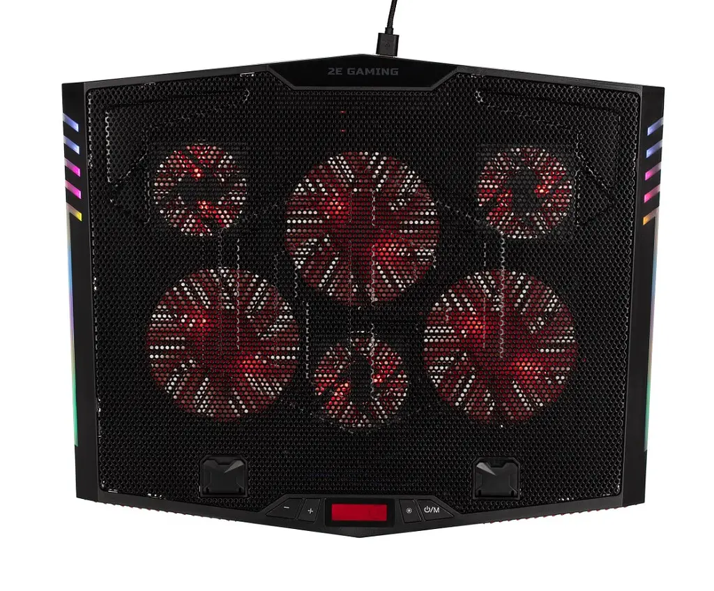 Охлаждающая подставка для ноутбука 17.3 дюймов 2E Gaming CPG005 6xFan RGB LED - фото 3