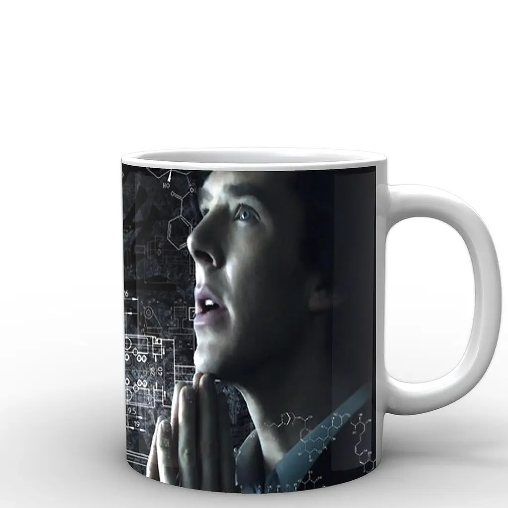 Кухоль GeekLand Шерлок Холмс Sherlock Шерлок SH.002.29 330 мл білий - фото 3
