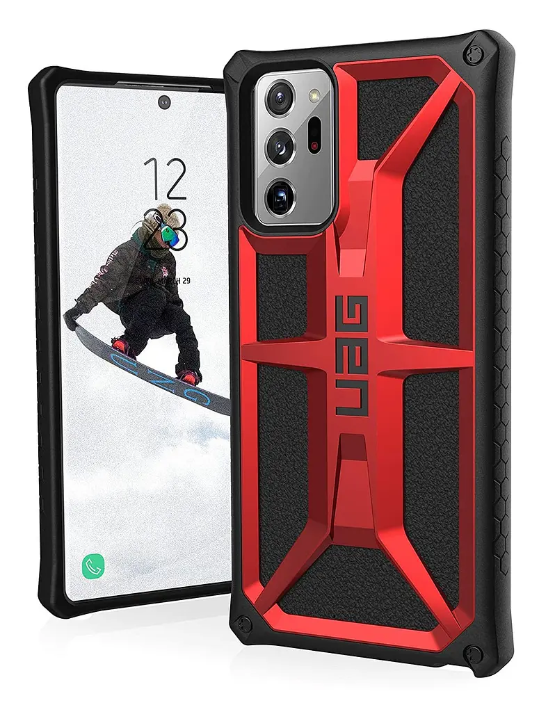 Чохол оригінальний протиударний UAG Monarch (212191119494) Samsung Galaxy Note 20 (6.7") Crimson - фото 5