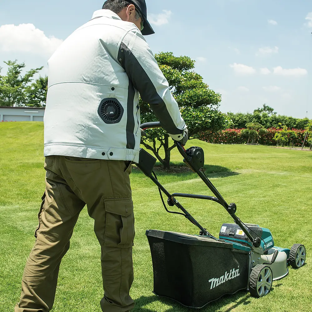 Куртка акумуляторна з вентиляцією Makita DFJ213AM (LXT, CXT, без акумуляторів та зарядного пристрою) - фото 3