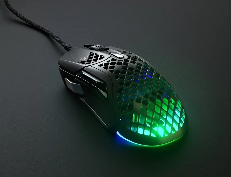Миша ігрова SteelSeries Aerox 5 Wired USB чорна (62401) - фото 5