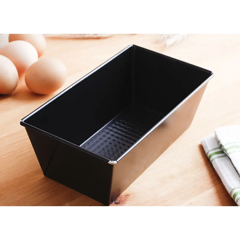 Деко антипригарне SNB з гофрованим дном 20х11х7.5 см чорне (99013) - фото 2