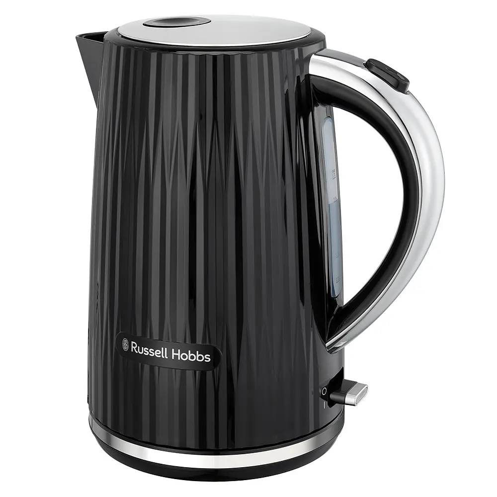 Электрочайник Russell Hobbs Eden 1.7 л нержавеющая сталь пластик черный kuh0015401 - фото 2