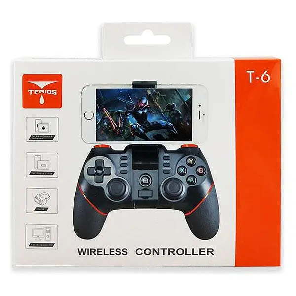 Джойстик ігровий геймпад для телефону Terios T-6 Bluetooth Gamepad для PC/PS3/iOS/Android чорний - фото 6