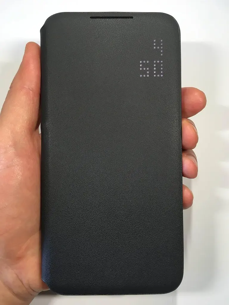 Оригинальный чехол-книжка для Samsung Galaxy S22 Plus Smart LED View Cover Black EF-NS906PBEGWW SM-906 - фото 4