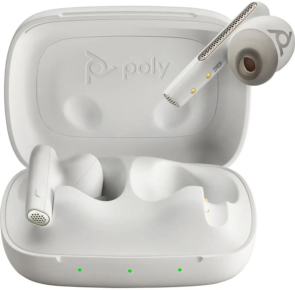 Навушники TWS Poly Voyager Free 60 Earbuds + BT700C + BCHC White (7Y8L4AA) - фото 2