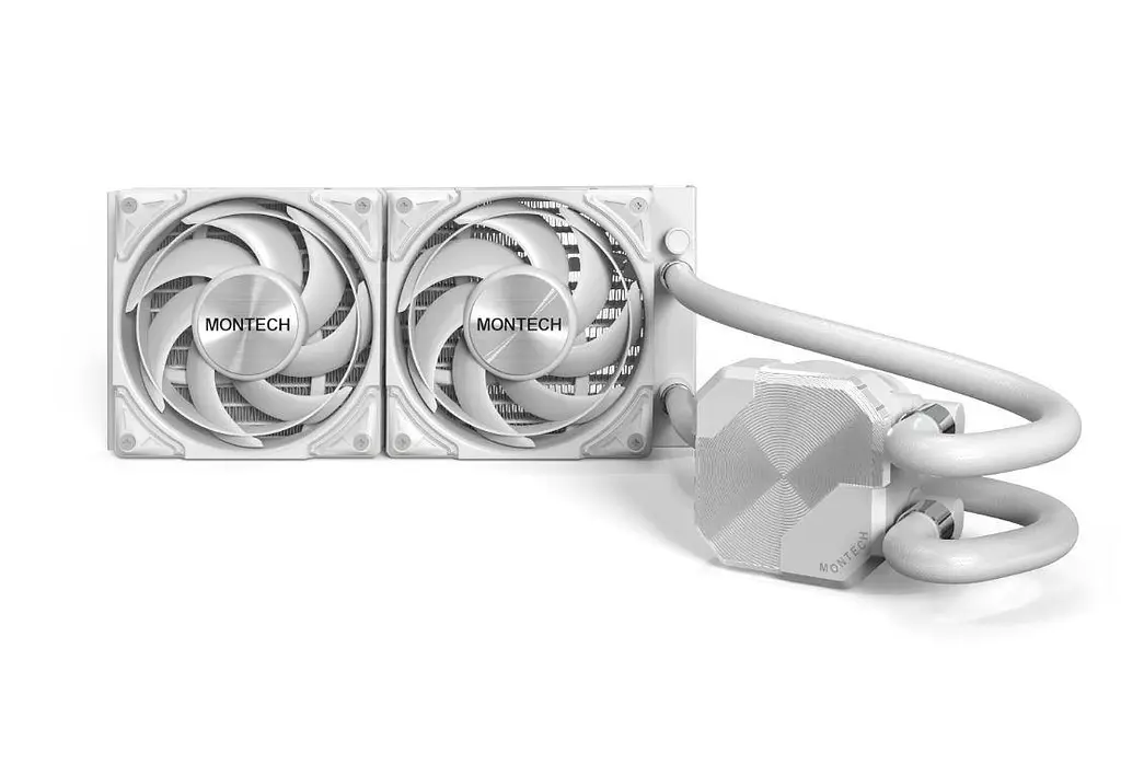 Система охлаждения для компьютерного процессора MULTI SOCKET WHITE HYPERFLOW SILENT240(W) MONTECH - фото 3