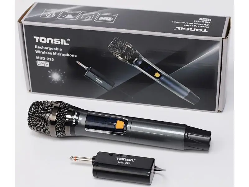 Вокальний мікрофон Tonsil MBD 220 Black - фото 5