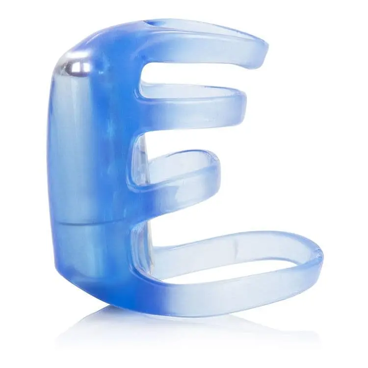 Віброкільце CalExotics Couples Pleasure Cage, 6х3 см (блакитний) - фото 2