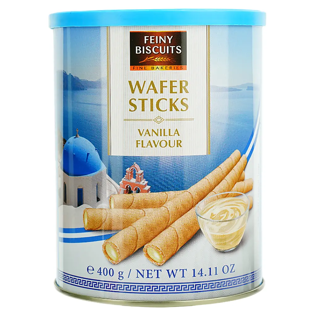 Вафельні трубочки Feiny Biscuits з вершками, смаком ванілі 400 г  - фото 2