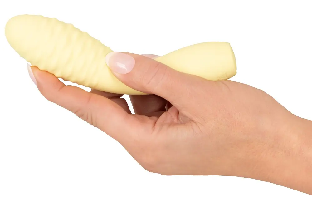 Мини-вибратор Cuties Mini Vibrator 14.2 см желтый - фото 4