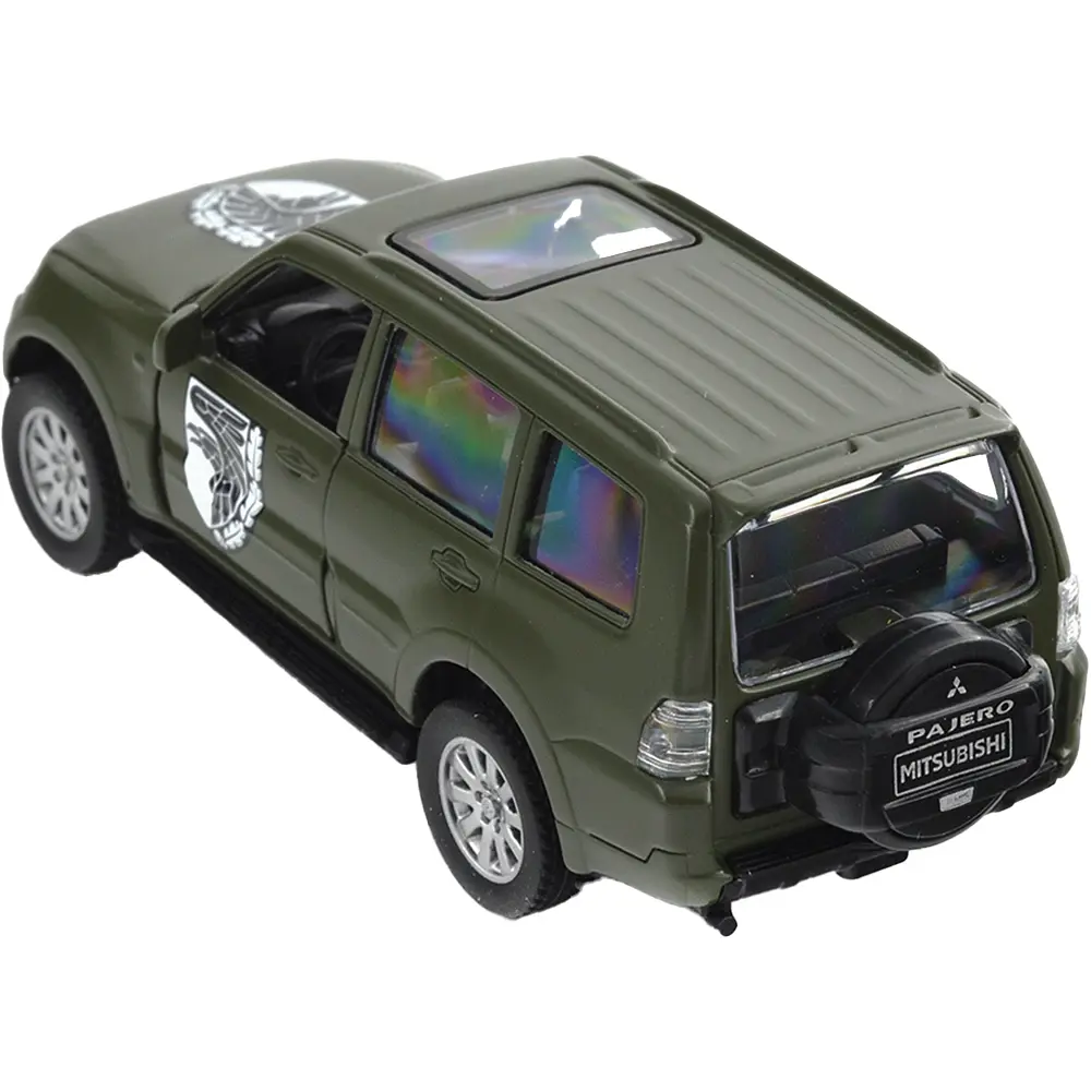 Машинка TechnoDrive серії Шеврони Героїв MITSUBISHI PAJERO 4WD TURBO "93 ОМБр" - фото 3