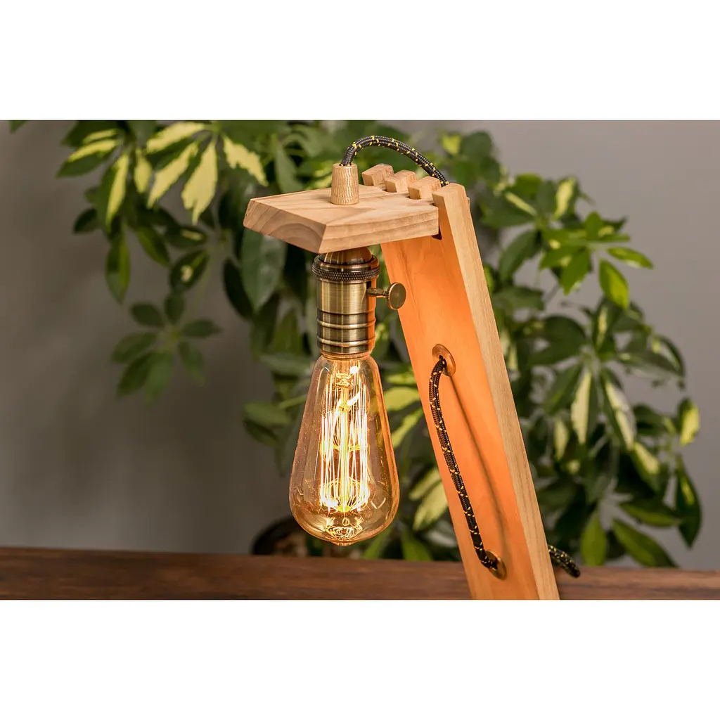 Настольная лампа EcoWalnut Лампа Эдисона (EW-16) - фото 7