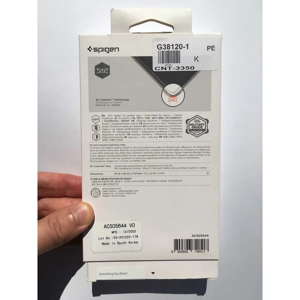 Оригинальный противоударный чехол Spigen Liquid Crystal Flex для Samsung Galaxy S23 Ultra (6.8") ACS05610 - фото 6
