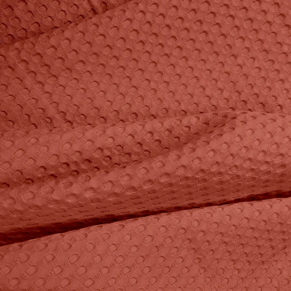 Плед покривало Cosas Rust Waffle Weave 240х260 см (Blanket_29Pust_WaffleWeave_240x260) - фото 4