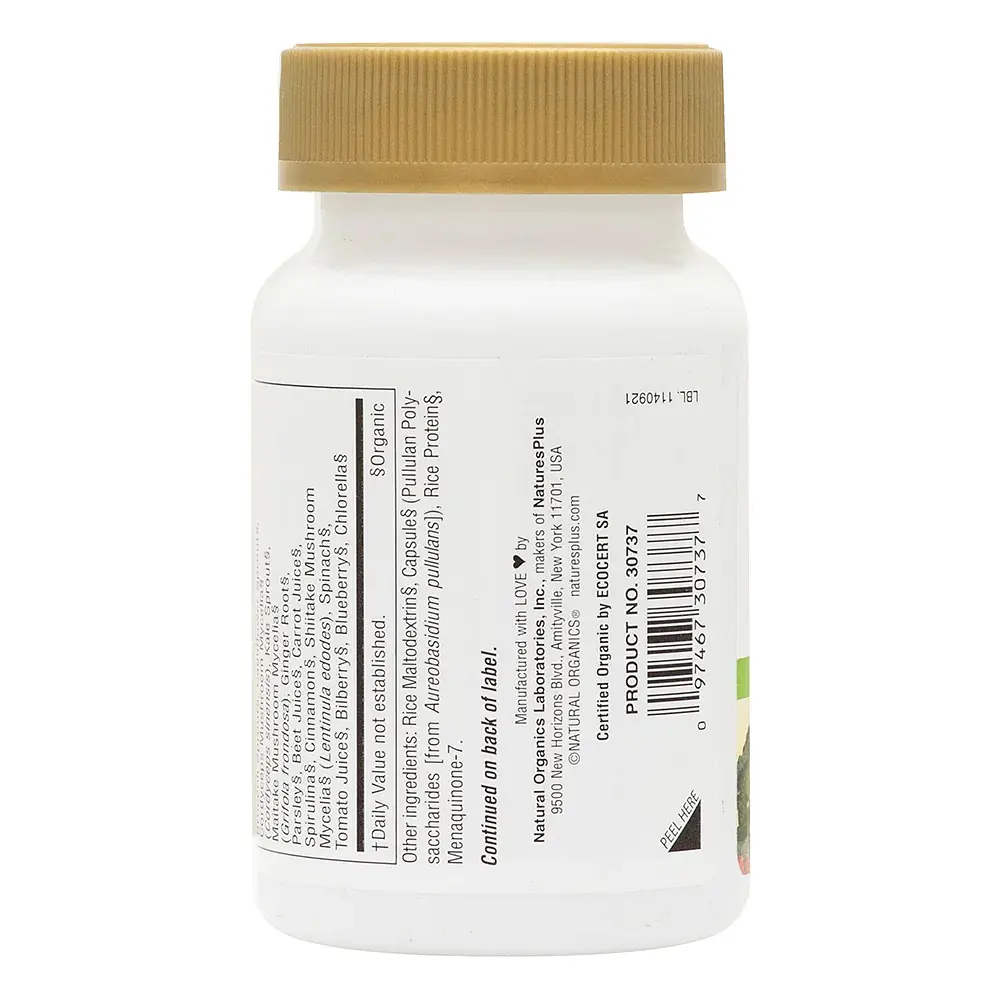 Вітаміни та мінерали NaturesPlus Source of Life Garden Vitamin K2 120 mcg 60 вегакапсул - фото 3