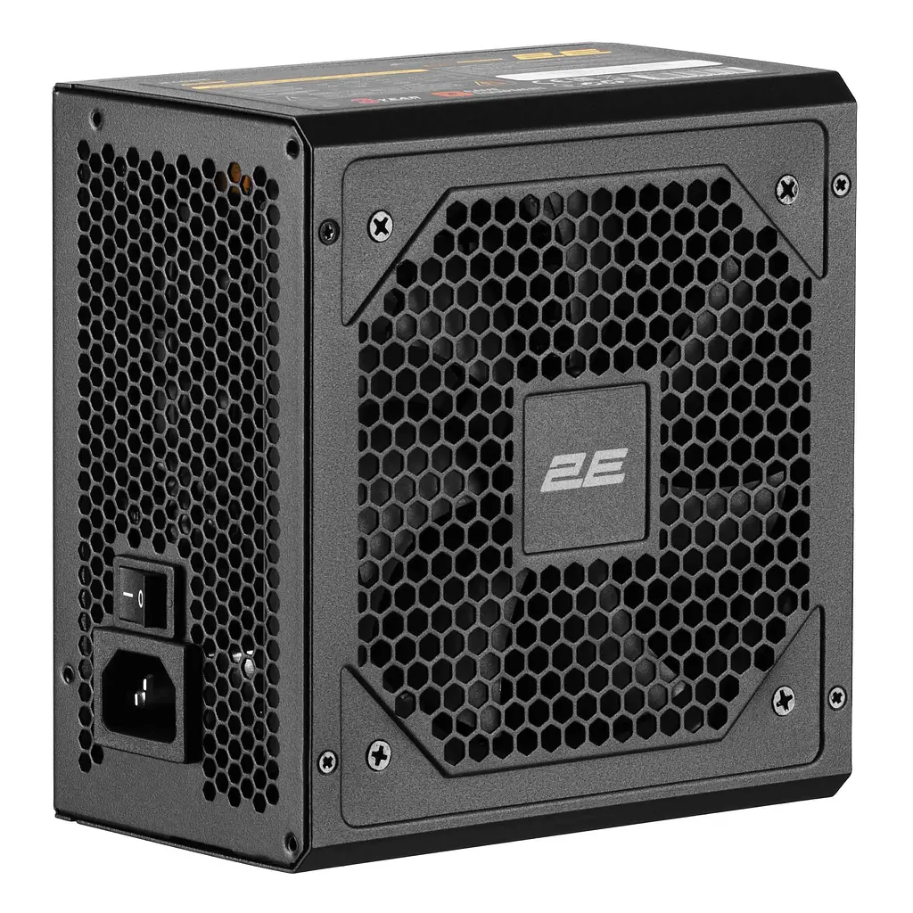 Блок питания 2E Gaming Solid Power (650 Вт), >85%, 80+ Bronze, 120 мм, 1xMB 24-контактный (20+4), 2xCPU 8-контактный (4+4), 3xMolex, 6xSATA, 4xPCIe 8-контактный (6+2), Semi Modular - фото 3