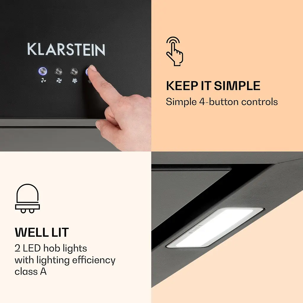 Островная вытяжка Klarstein Chandelier (10035974) - фото 6