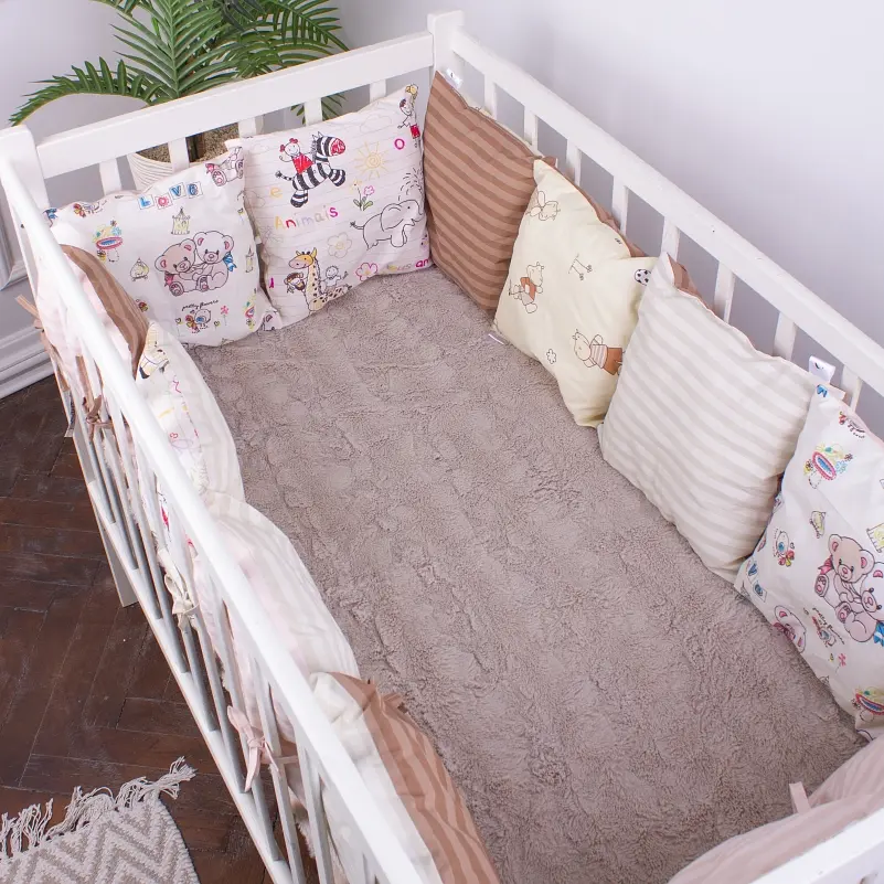 Подушки-борти MirSon Kids Time 18-300 Cream time бежеві 12 шт. - фото 12