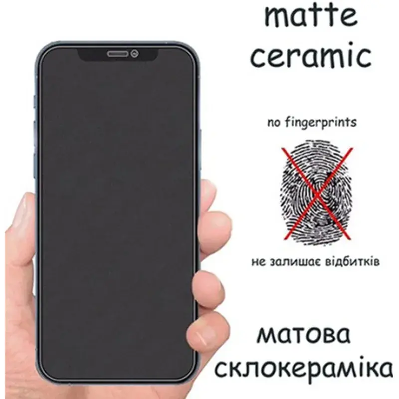 Скло захисне Drobak Matte Ceramics Anty Spy Samsung Galaxy A14 (676714) - фото 4