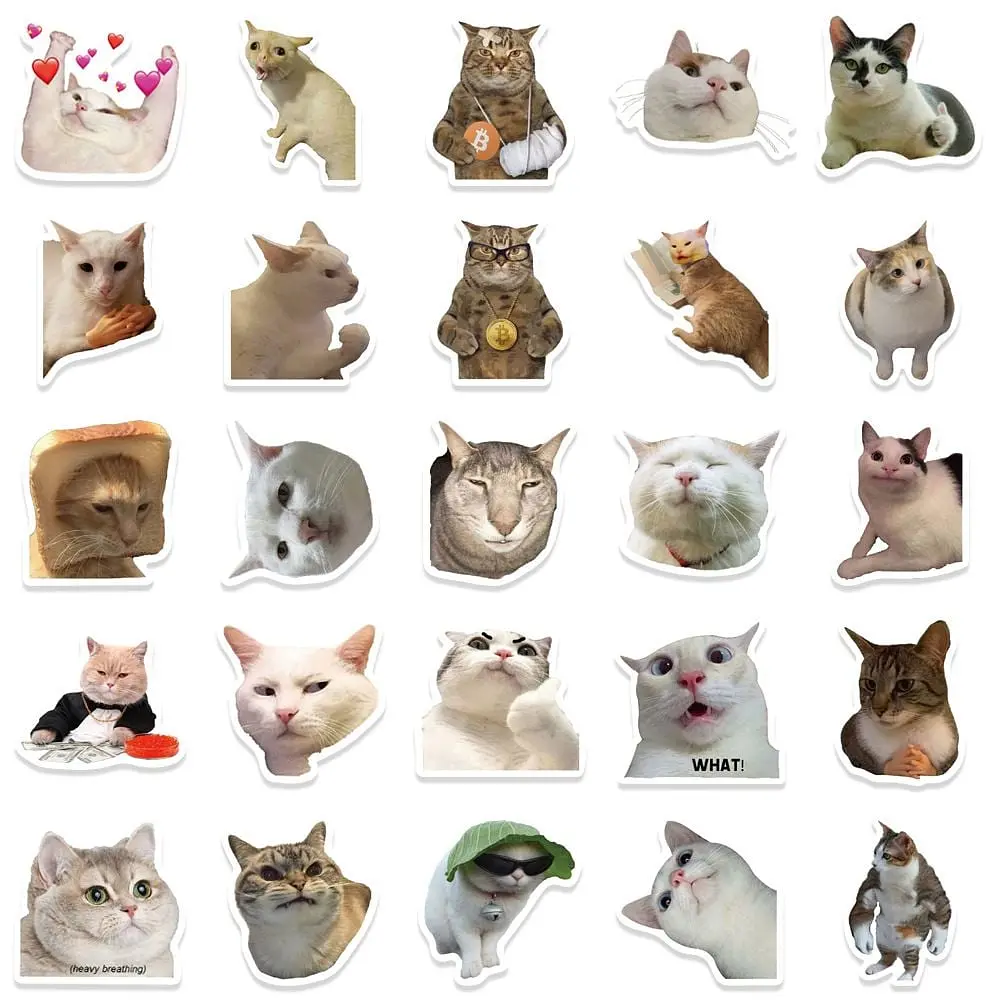 Стікерпак GeekLand Kitties 50 штук - фото 3