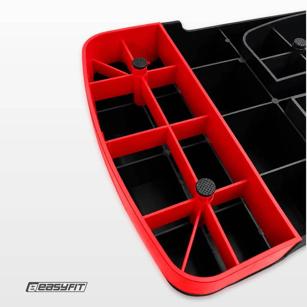 Степ-платформа EasyFit Step-B 2-ступінчаста чорно-червона - фото 7
