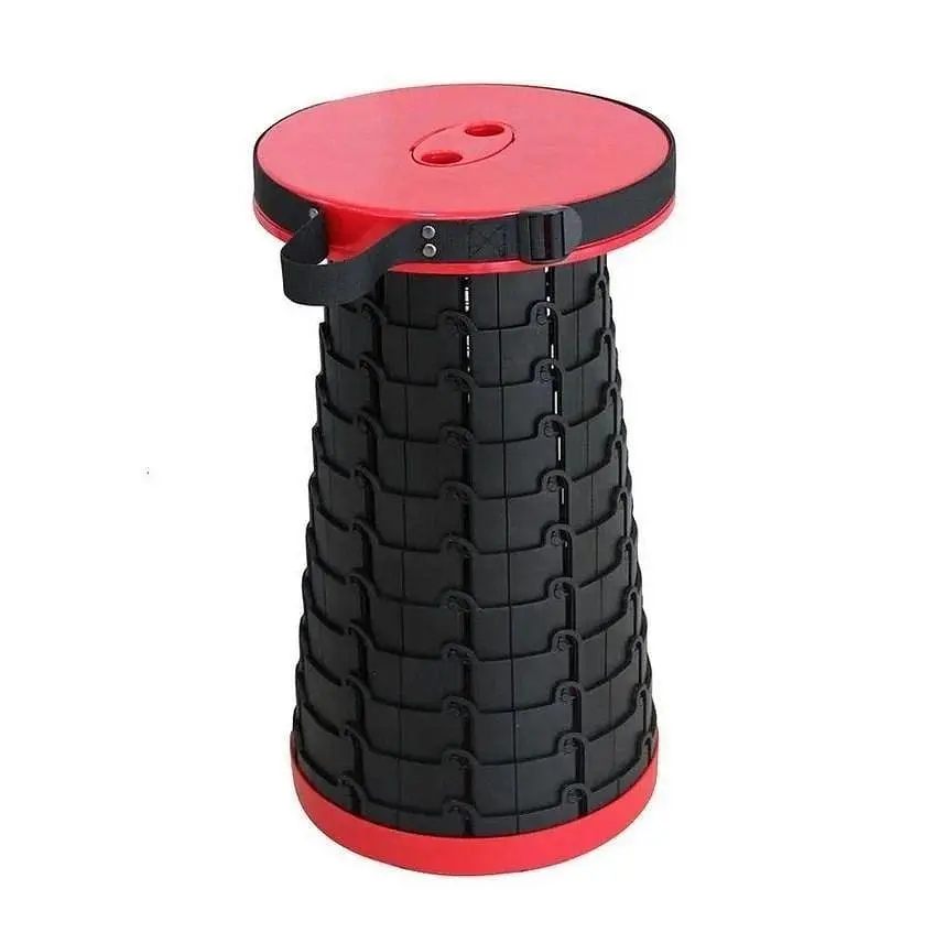 Складаний туристичний стілець 47 см Telescopic stool / Складаний телескопічний стілець для пікніка, риболовлі - фото 2