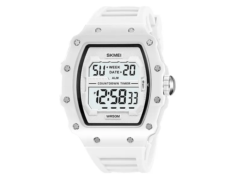Чоловічий наручний годинник 2296WT White Skmei acs0030041 - фото 2