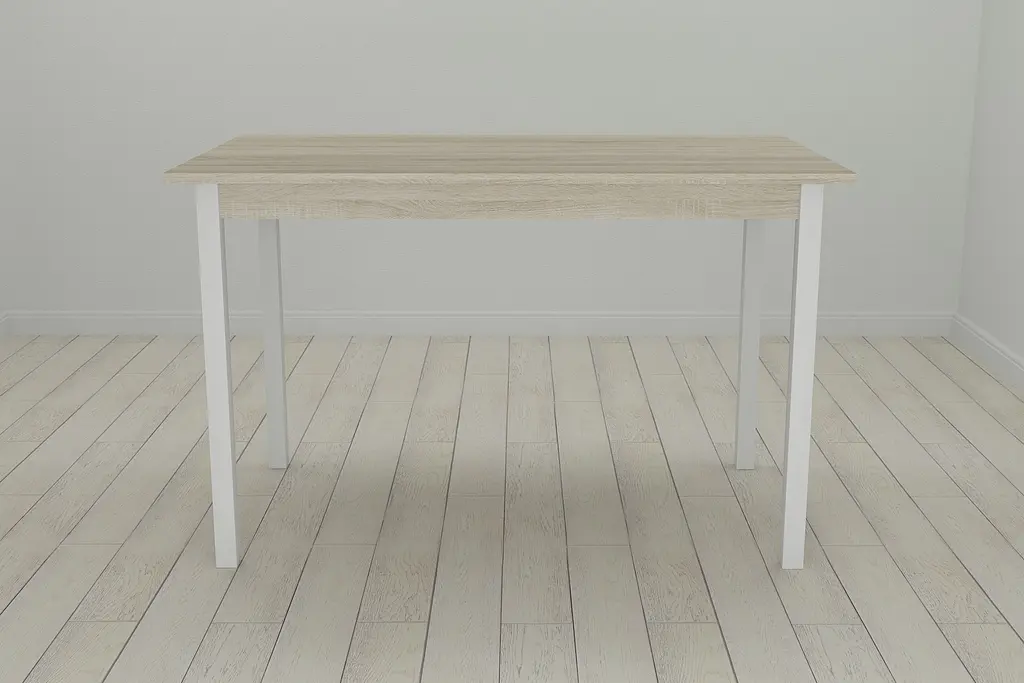 Кухонний стіл Ferrum-decor Маріо 75x120x70 Білий ДСП Сонома 16мм (FRD-106326) - фото 2