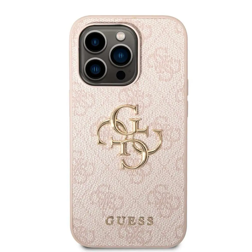 Чехол Guess PU 4G Metal Logo для iPhOne 15 Pro Max Pink (57983116460) - фото 3