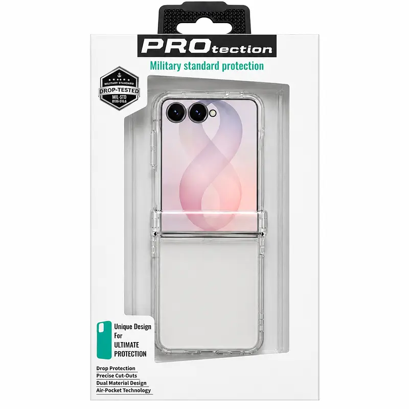 Чохол PC Epik Pure Case для Samsung Galaxy Z Flip8 Clear - фото 3