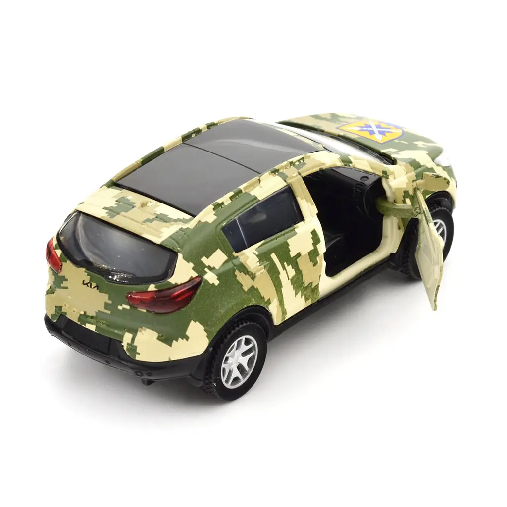 Автомодель TechnoDrive Шеврони Героїв Kia Sportage R 56 ОМПБр (250362M) - фото 3