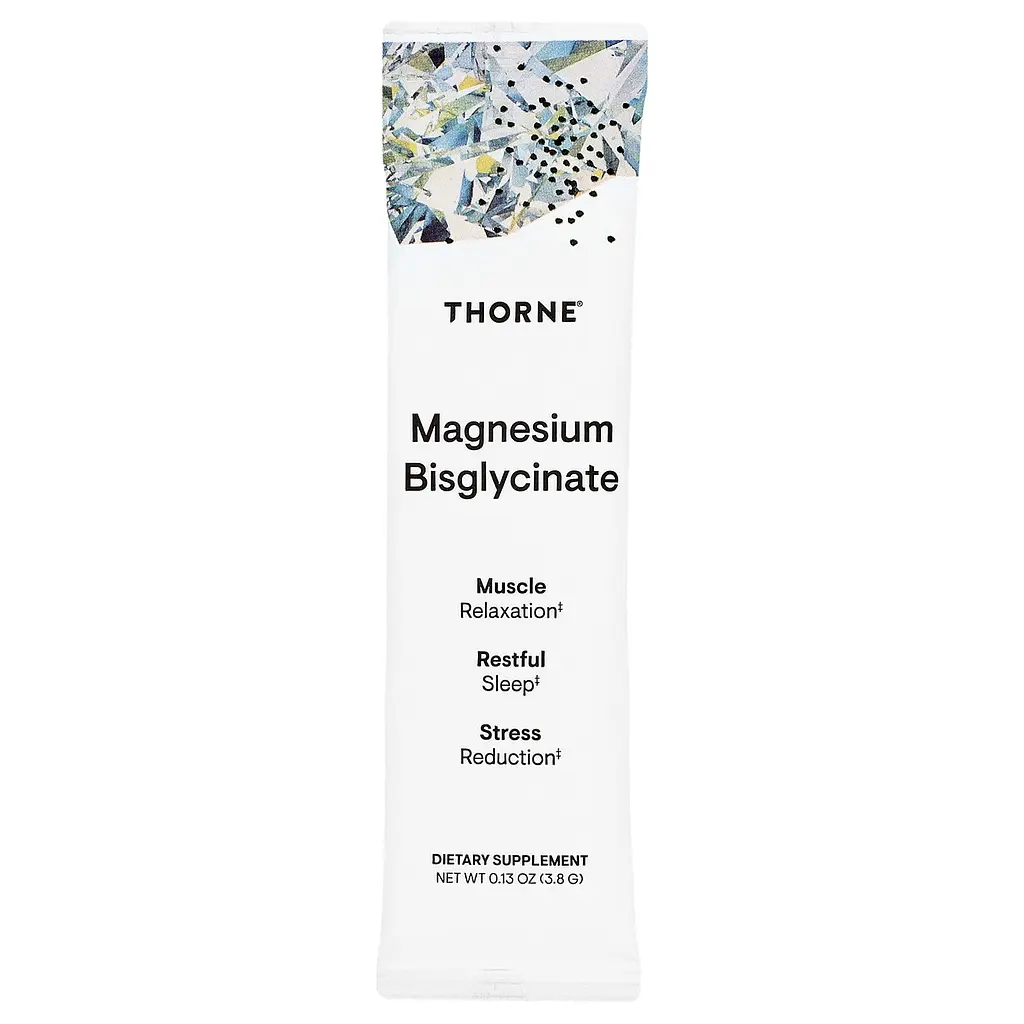 Магній бісгліцинат Thorne Magnesium Bisglycinate 30 стиків - фото 2